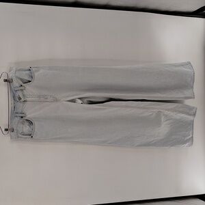 Old Navy Baggy Wide Leg Jeans 12 Tall Extra High Rise Light Wash